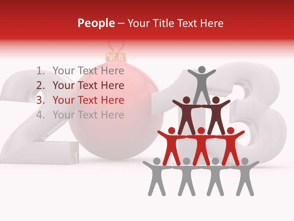 Festive December Party PowerPoint Template