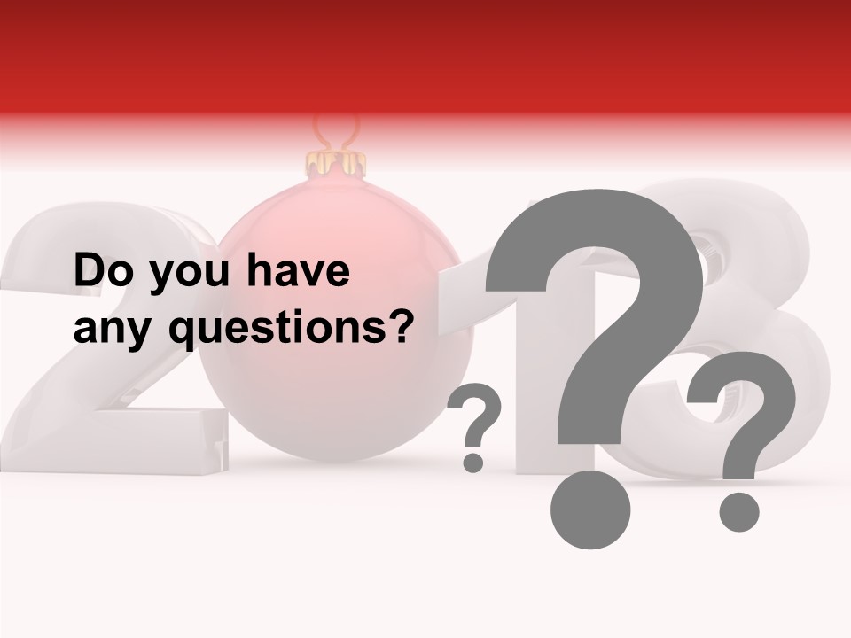 Festive December Party PowerPoint Template