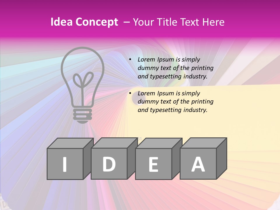 Guide Media Ideas PowerPoint Template