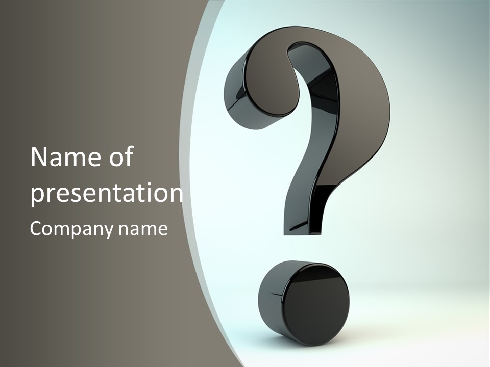 Questions Ask Concept PowerPoint Template