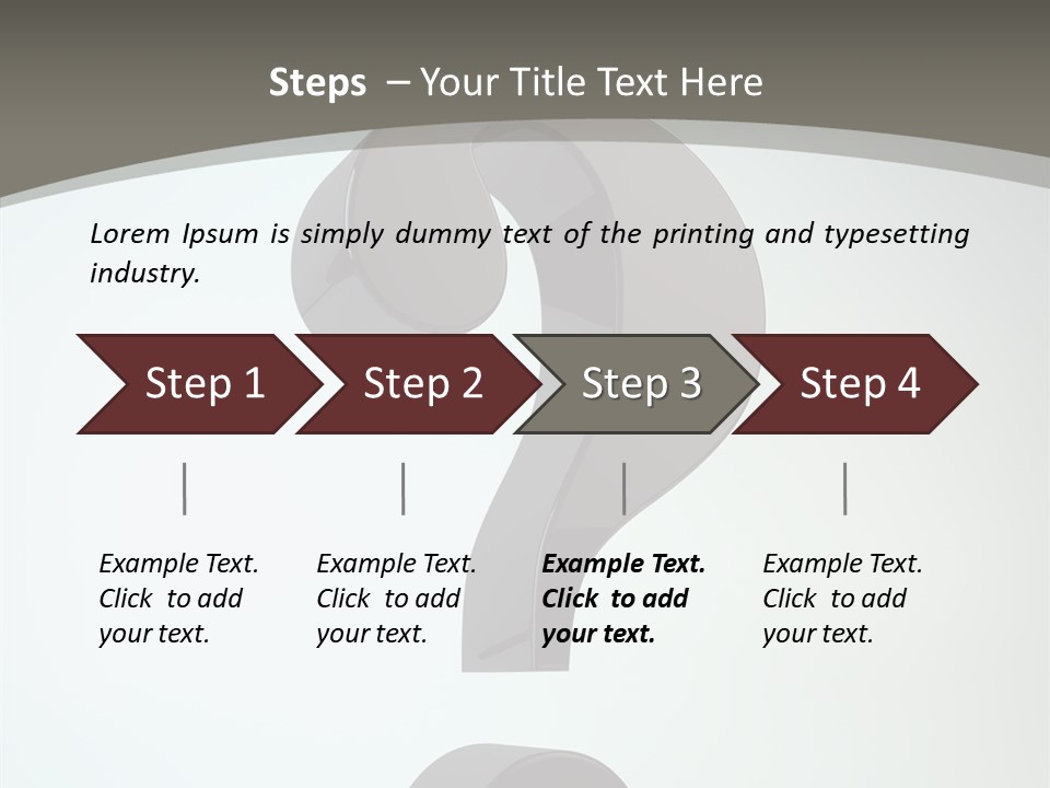Questions Ask Concept PowerPoint Template
