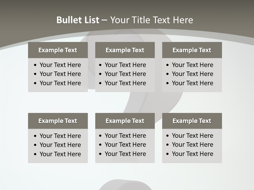 Questions Ask Concept PowerPoint Template