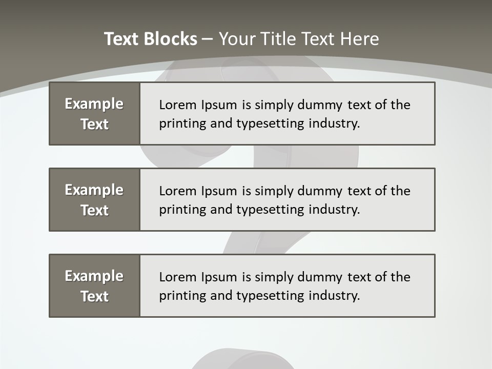 Questions Ask Concept PowerPoint Template