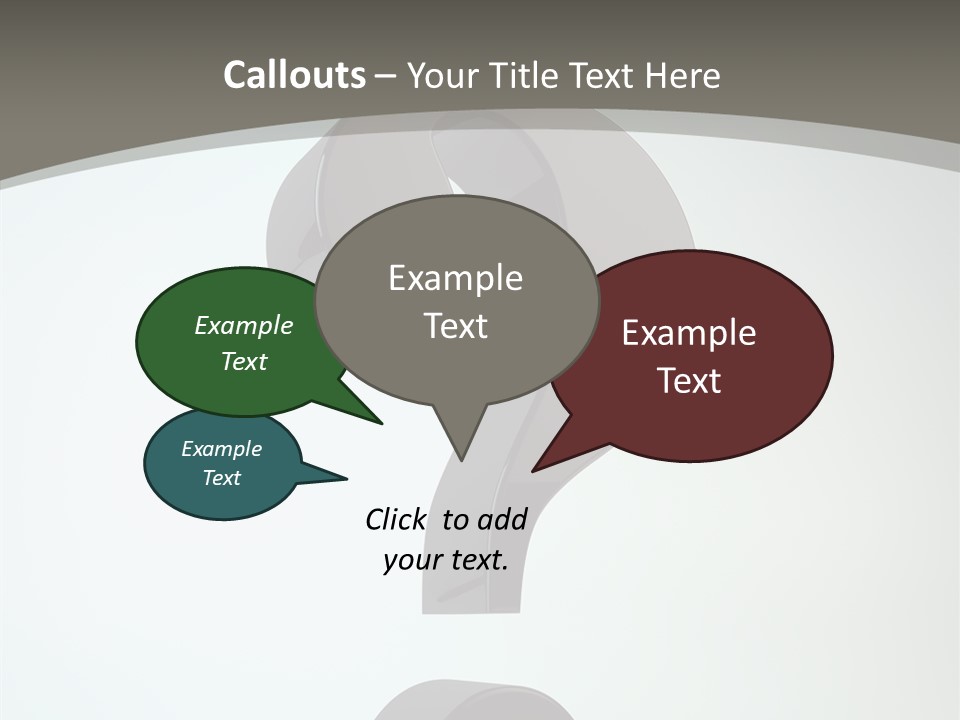 Questions Ask Concept PowerPoint Template