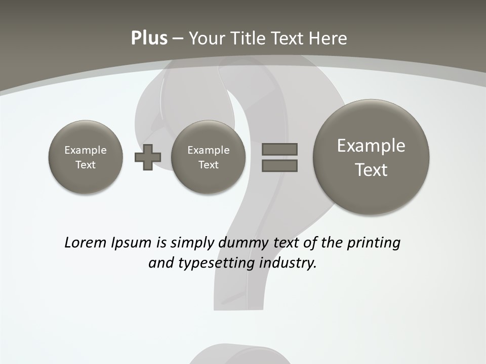 Questions Ask Concept PowerPoint Template