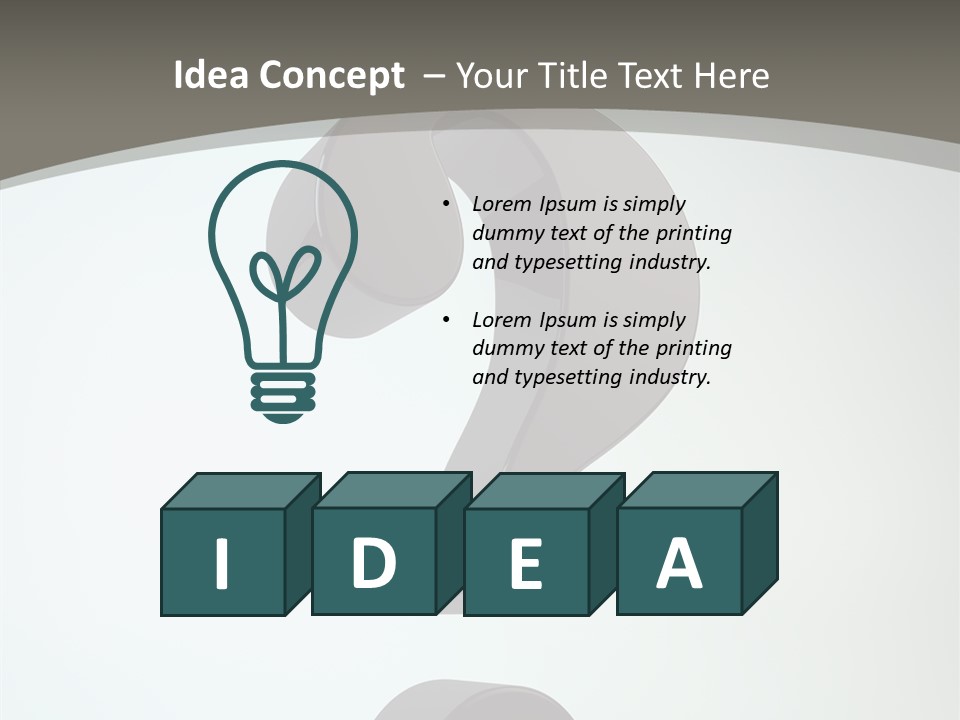 Questions Ask Concept PowerPoint Template