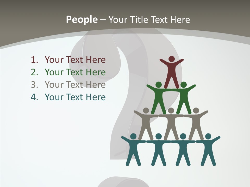 Questions Ask Concept PowerPoint Template