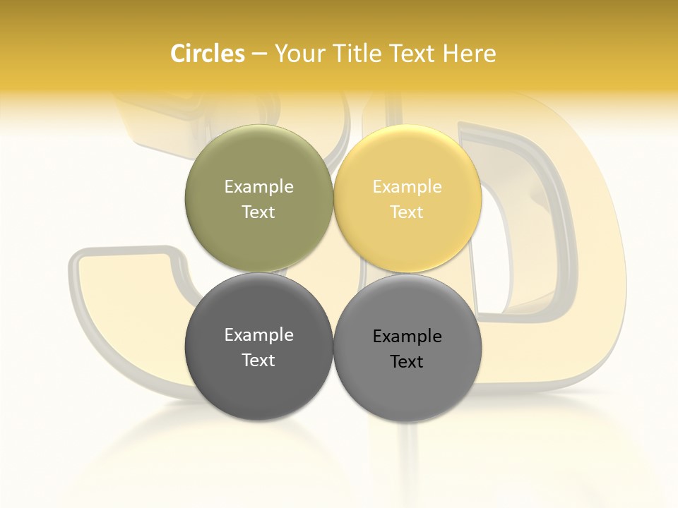 D Logo Hdtv Display PowerPoint Template