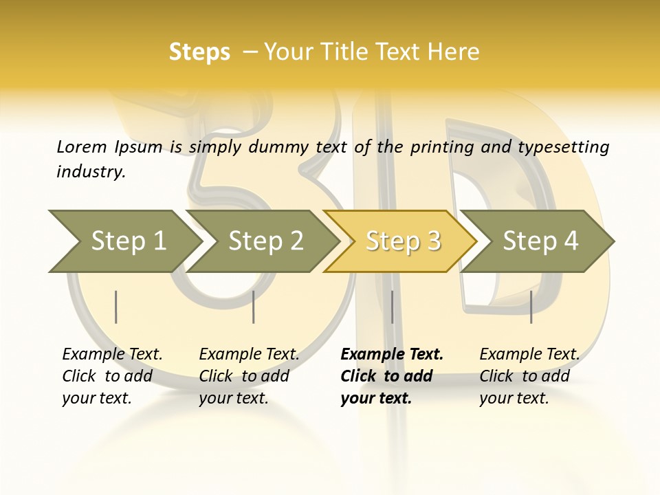 D Logo Hdtv Display PowerPoint Template