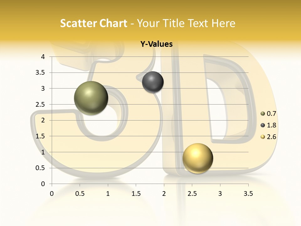 D Logo Hdtv Display PowerPoint Template