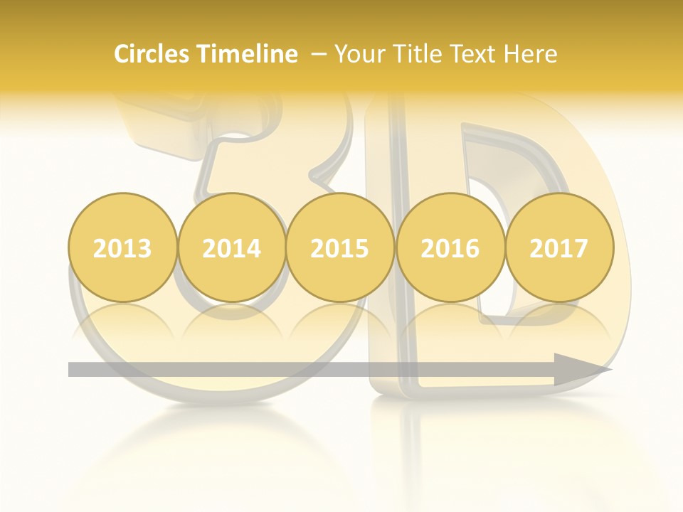 D Logo Hdtv Display PowerPoint Template