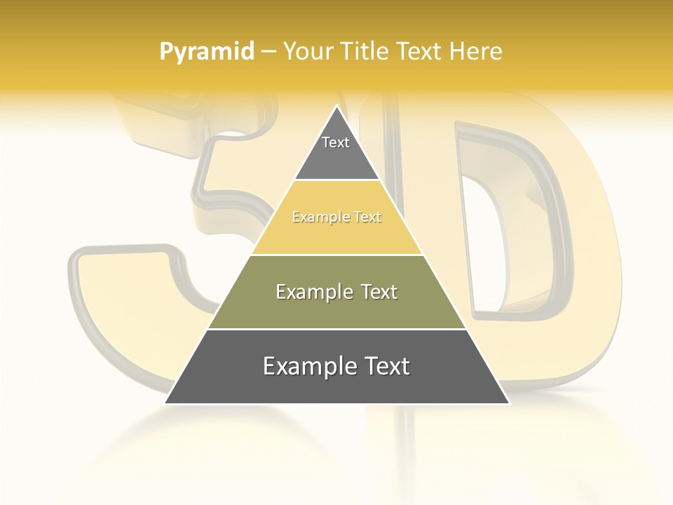 D Logo Hdtv Display PowerPoint Template