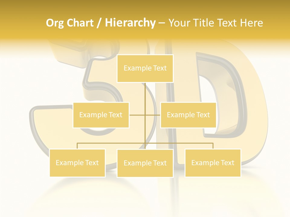 D Logo Hdtv Display PowerPoint Template