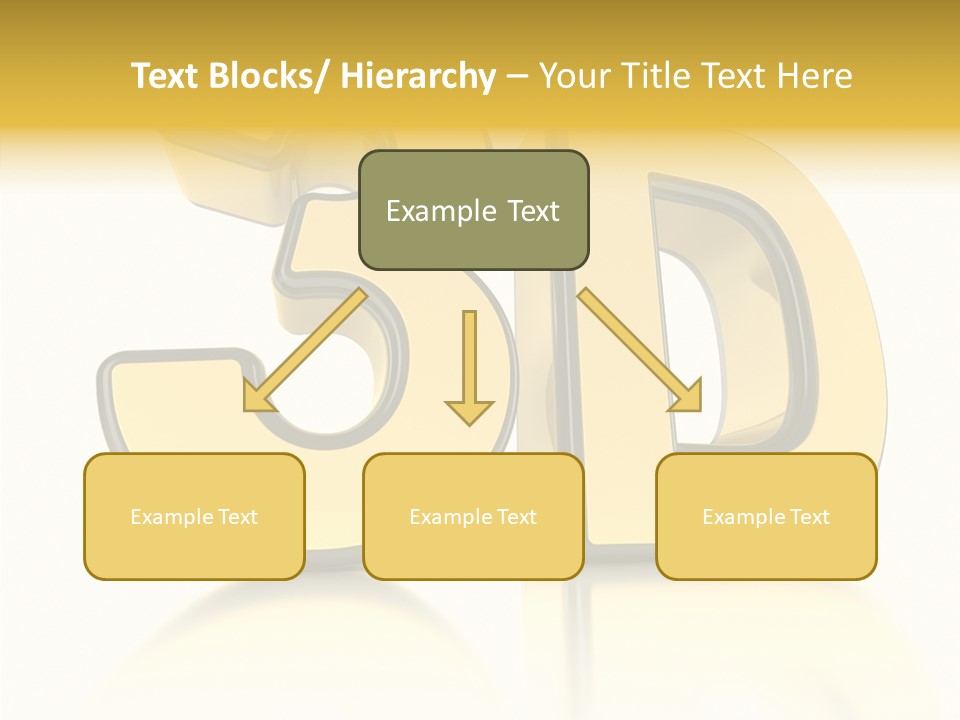 D Logo Hdtv Display PowerPoint Template