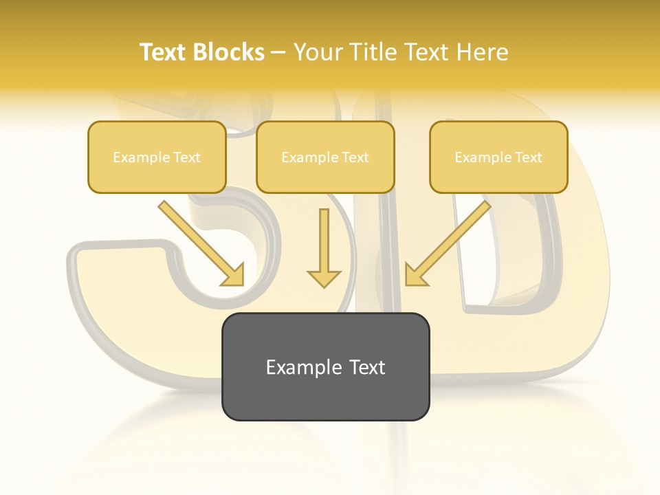 D Logo Hdtv Display PowerPoint Template