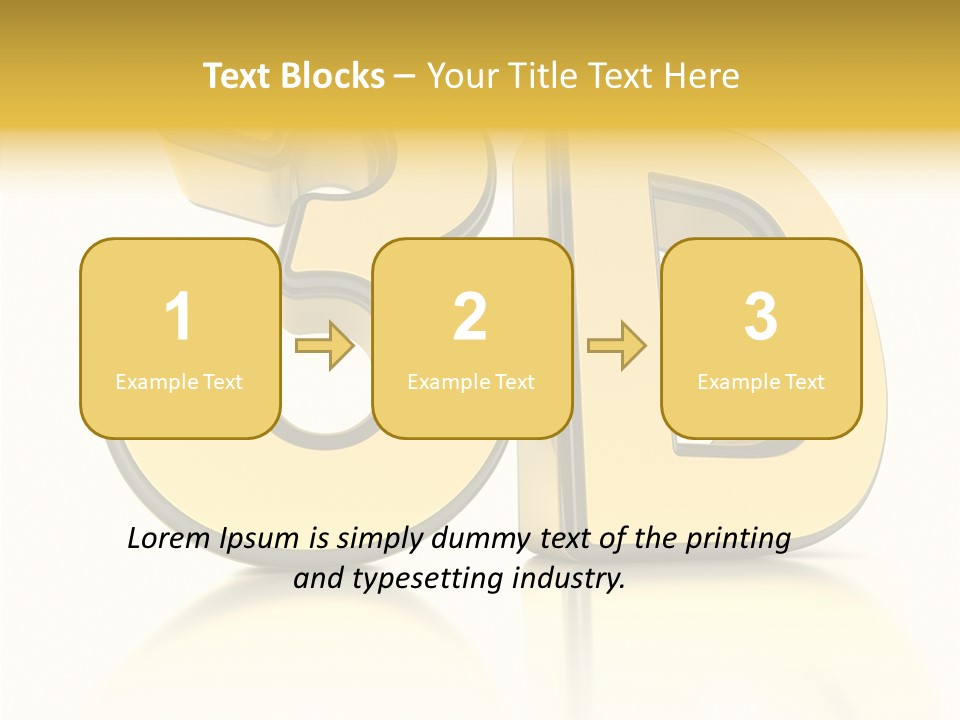 D Logo Hdtv Display PowerPoint Template