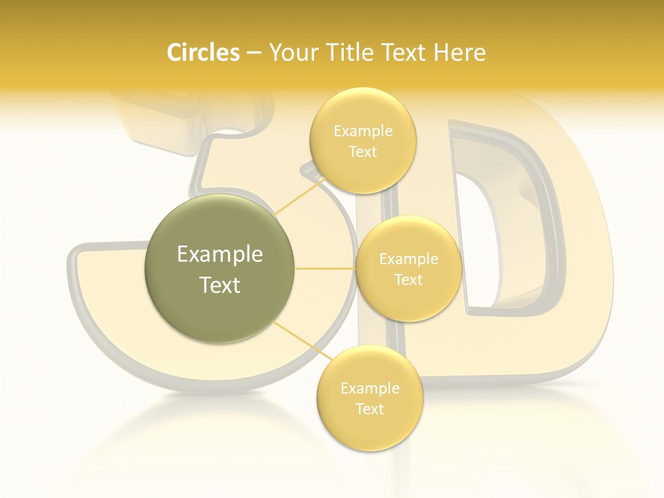 D Logo Hdtv Display PowerPoint Template