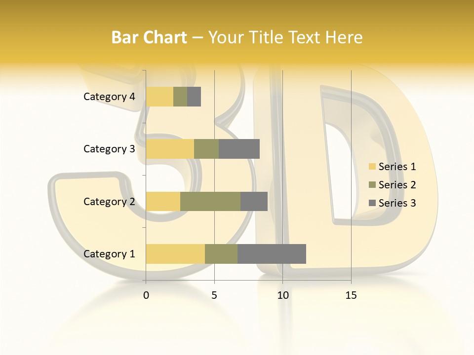 D Logo Hdtv Display PowerPoint Template