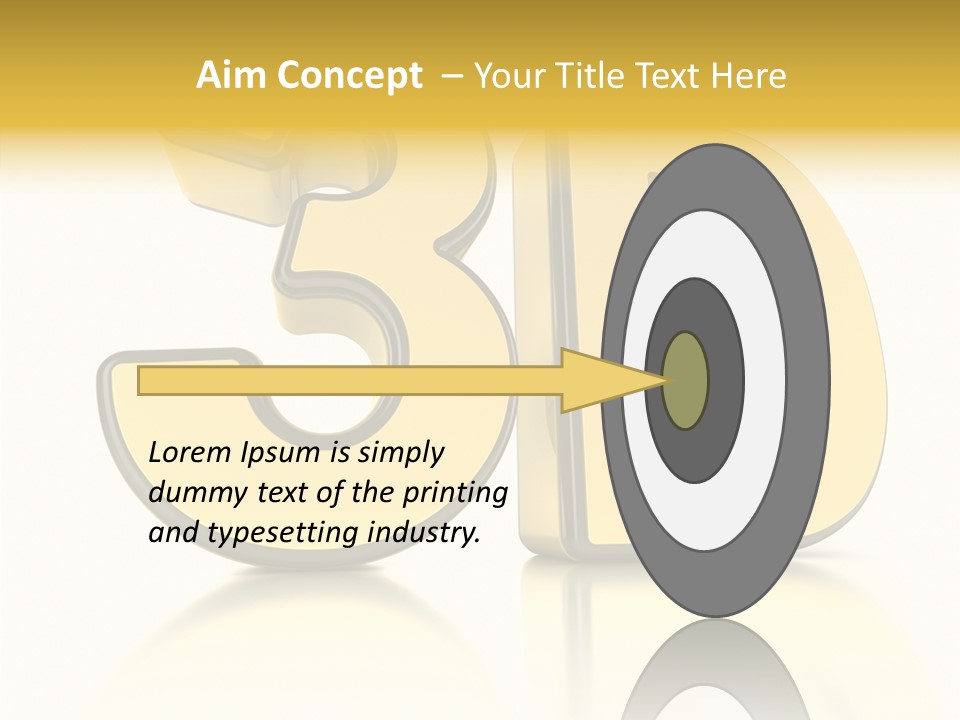 D Logo Hdtv Display PowerPoint Template