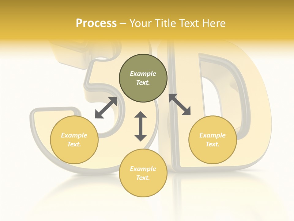 D Logo Hdtv Display PowerPoint Template