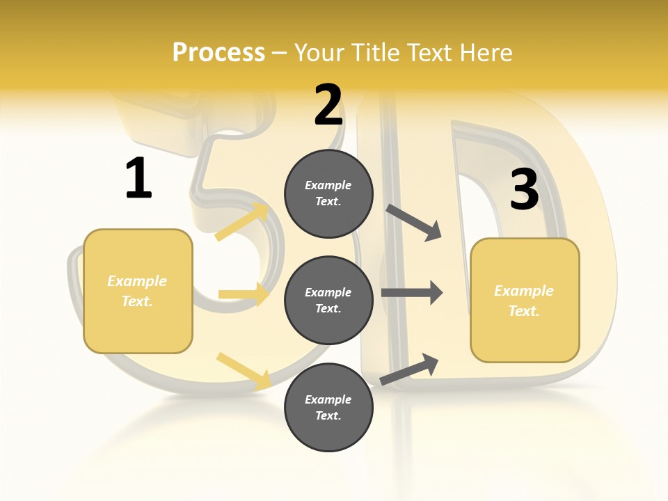D Logo Hdtv Display PowerPoint Template