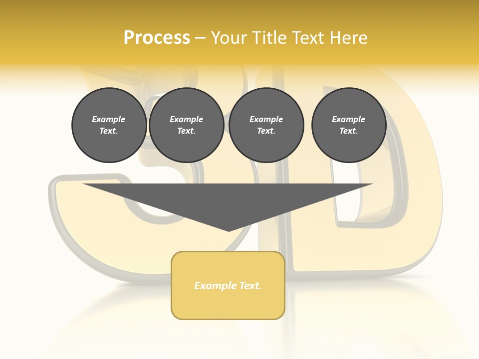 D Logo Hdtv Display PowerPoint Template