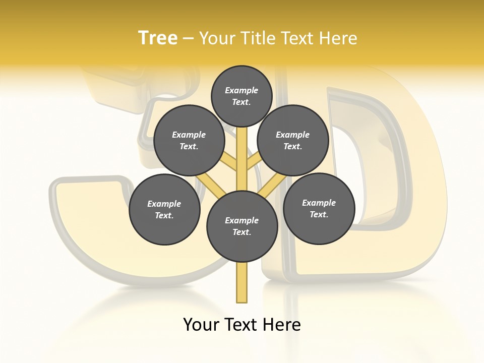 D Logo Hdtv Display PowerPoint Template