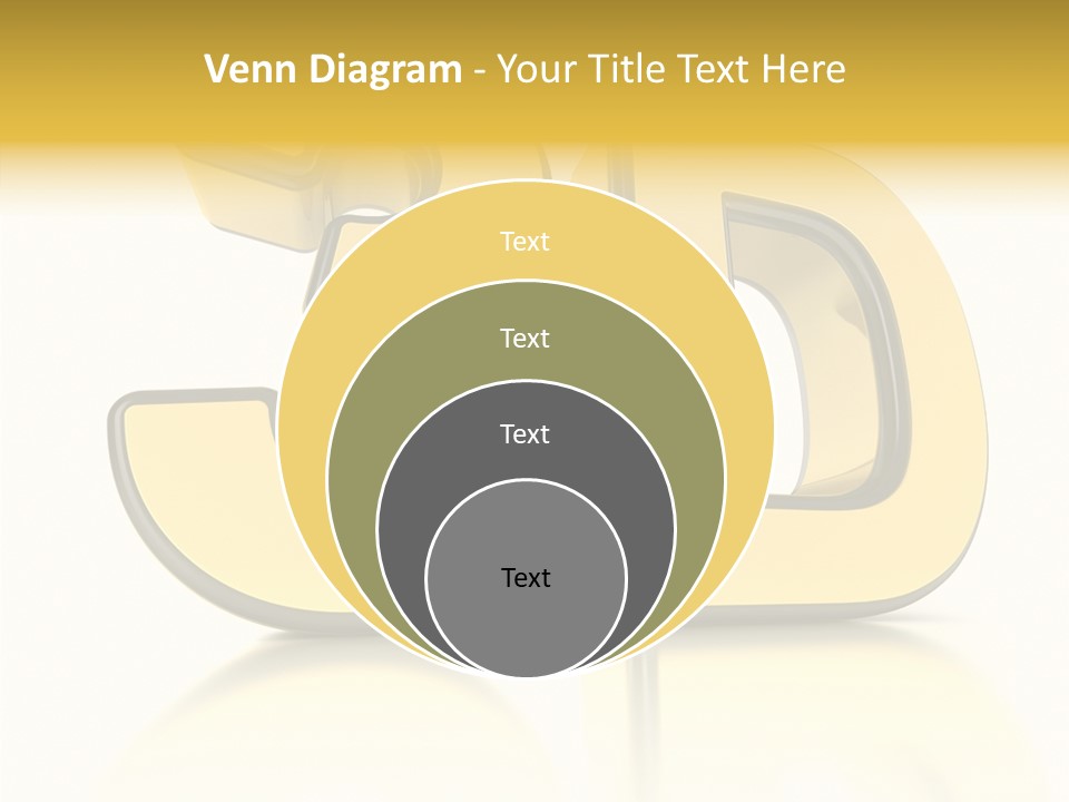 D Logo Hdtv Display PowerPoint Template