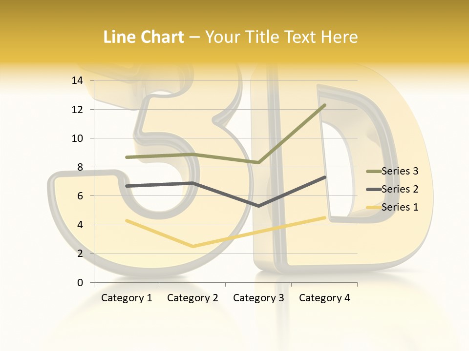 D Logo Hdtv Display PowerPoint Template