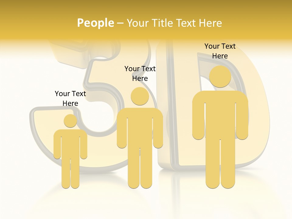 D Logo Hdtv Display PowerPoint Template