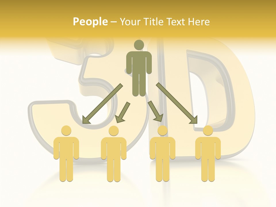 D Logo Hdtv Display PowerPoint Template