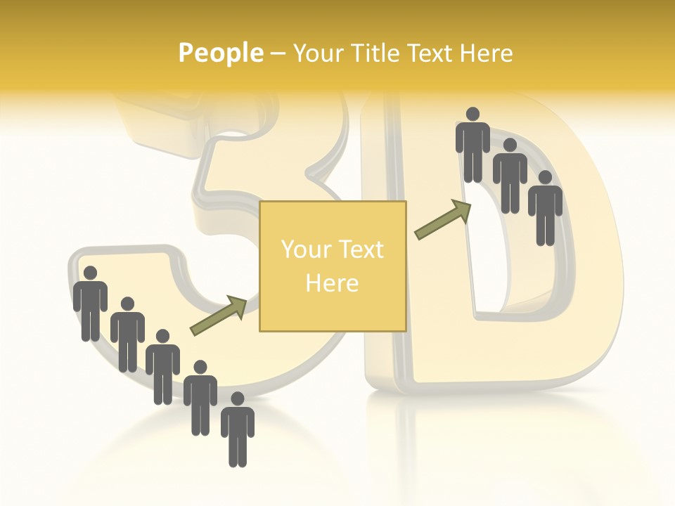 D Logo Hdtv Display PowerPoint Template