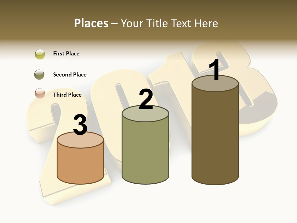 Wallpaper Isolated White PowerPoint Template