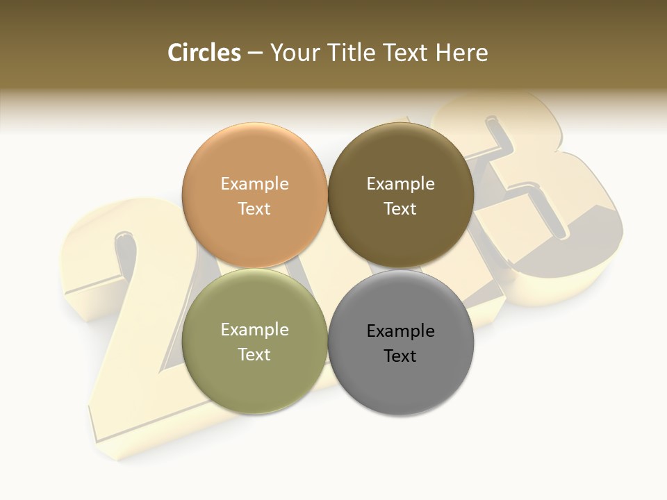 Wallpaper Isolated White PowerPoint Template