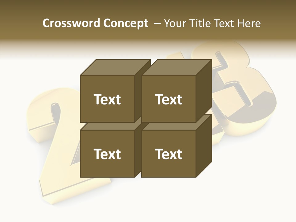Wallpaper Isolated White PowerPoint Template