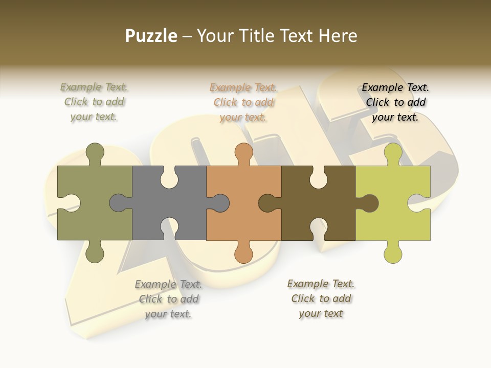 Wallpaper Isolated White PowerPoint Template