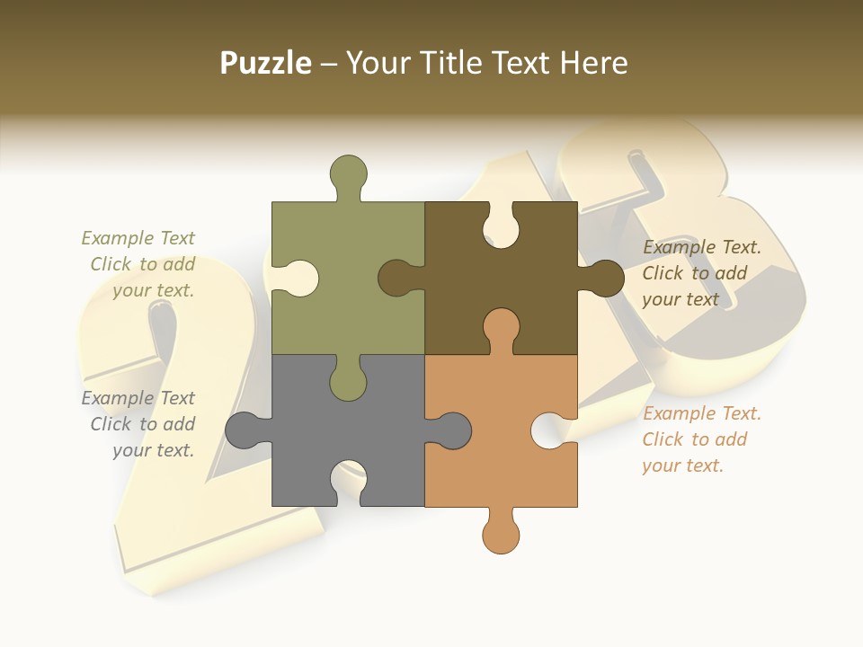 Wallpaper Isolated White PowerPoint Template