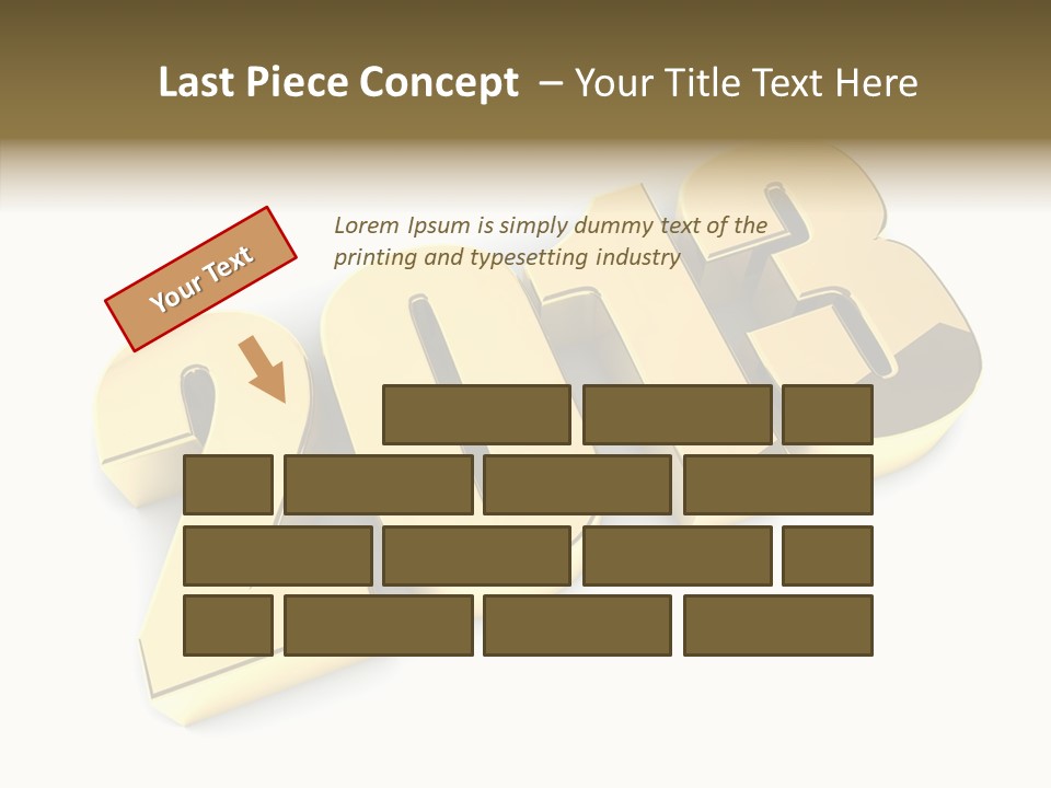Wallpaper Isolated White PowerPoint Template