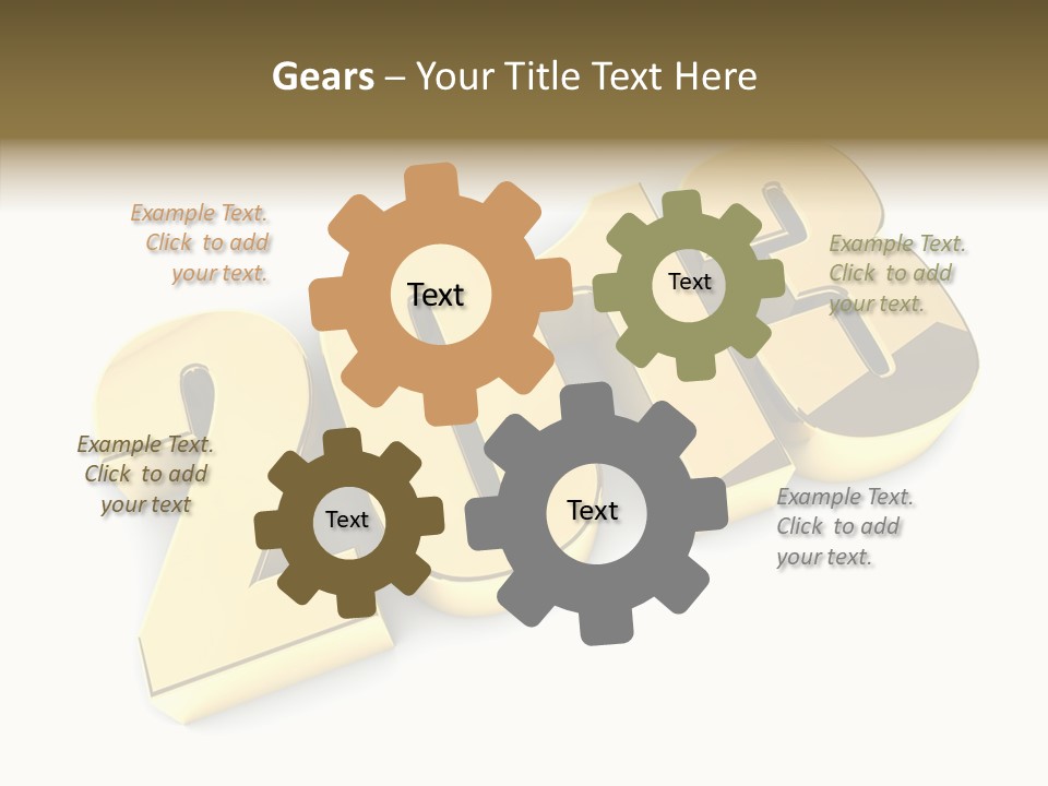 Wallpaper Isolated White PowerPoint Template