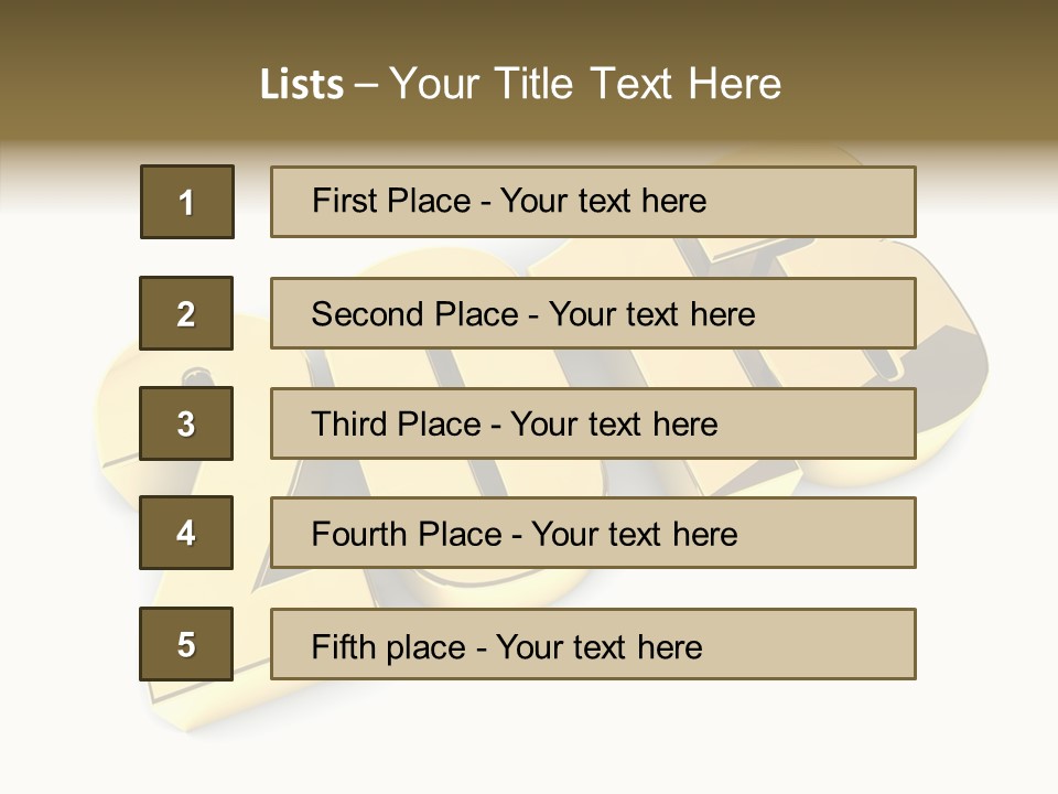 Wallpaper Isolated White PowerPoint Template
