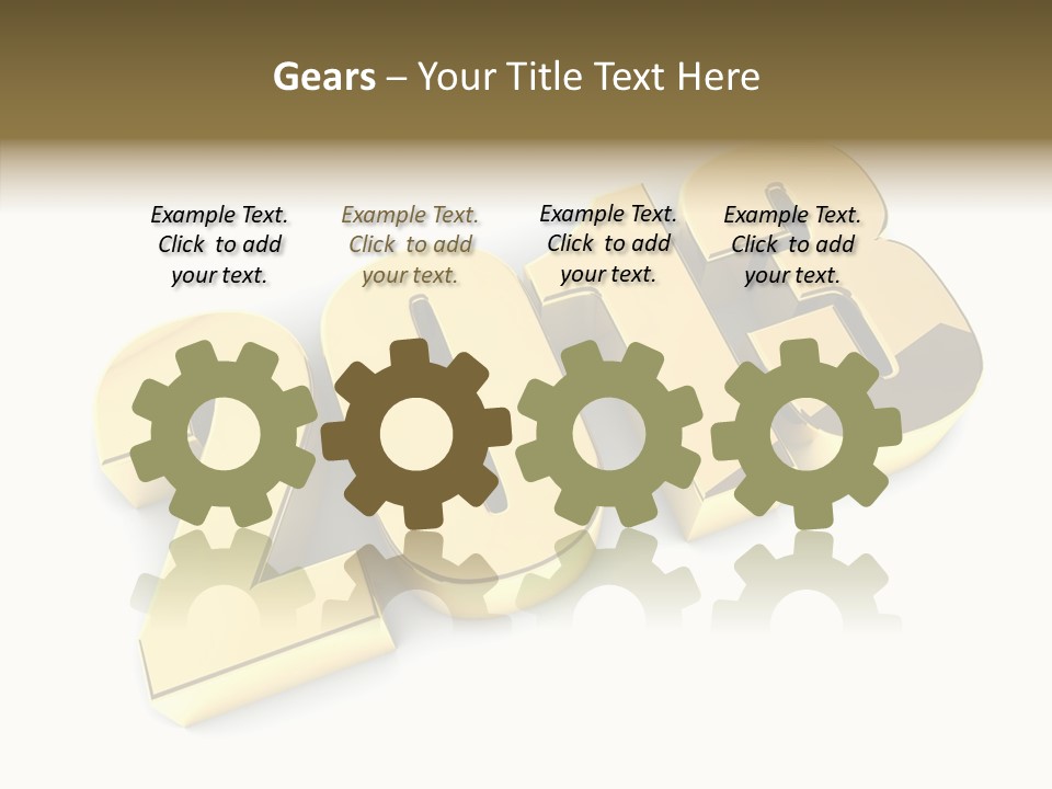 Wallpaper Isolated White PowerPoint Template