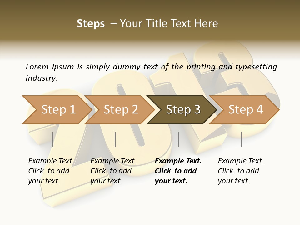Wallpaper Isolated White PowerPoint Template