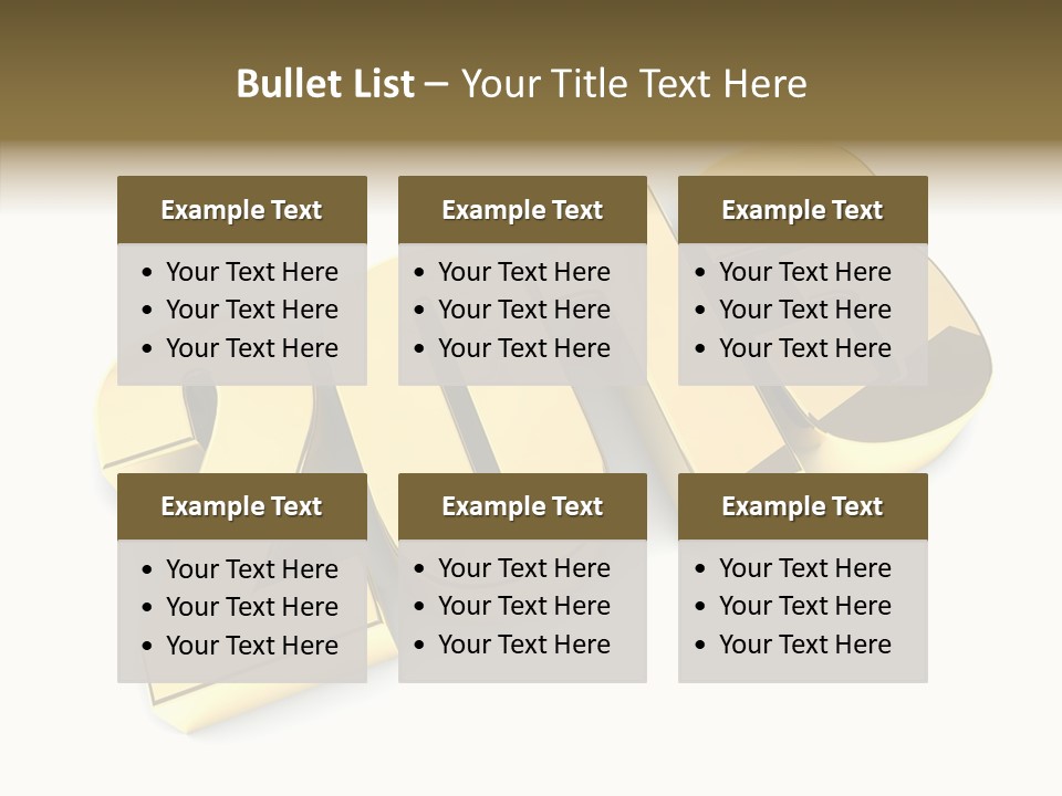 Wallpaper Isolated White PowerPoint Template