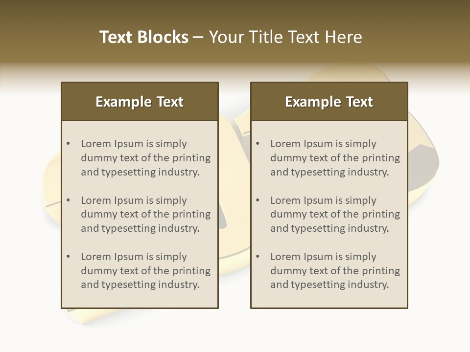 Wallpaper Isolated White PowerPoint Template