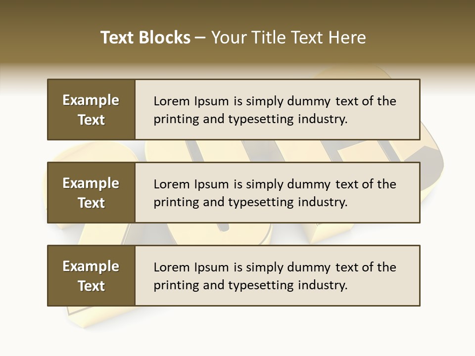 Wallpaper Isolated White PowerPoint Template