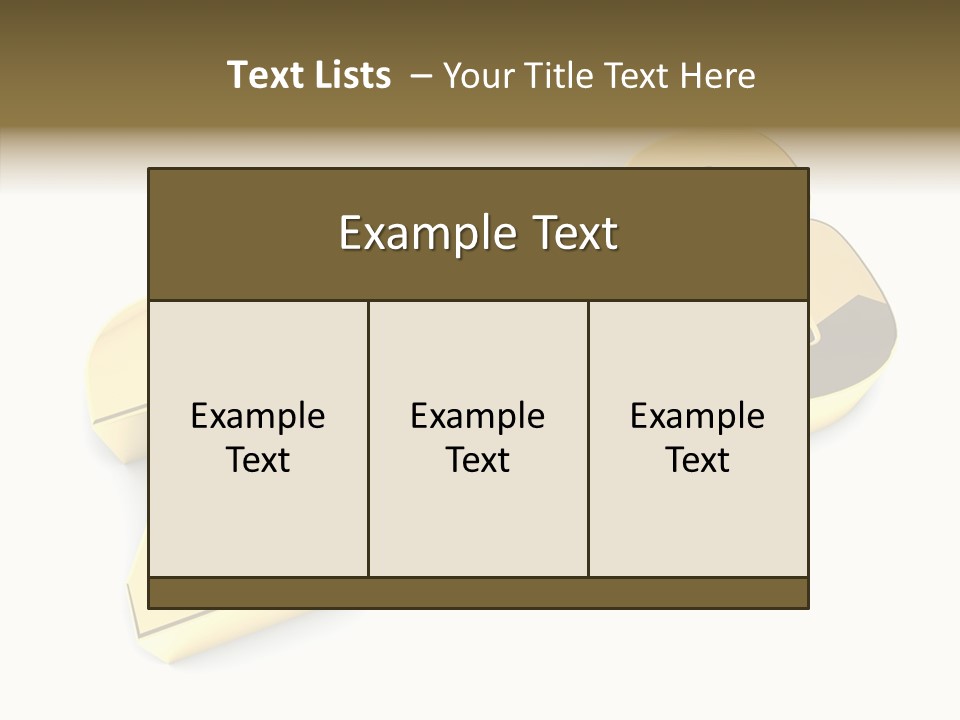 Wallpaper Isolated White PowerPoint Template