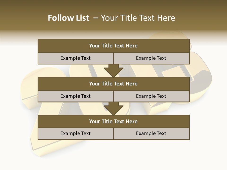 Wallpaper Isolated White PowerPoint Template