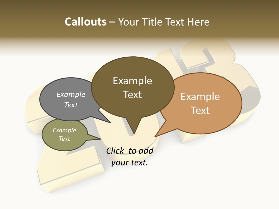 Wallpaper Isolated White PowerPoint Template