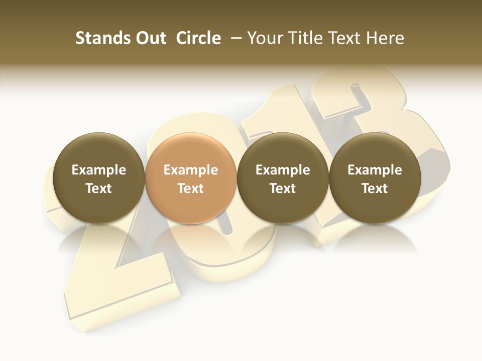 Wallpaper Isolated White PowerPoint Template