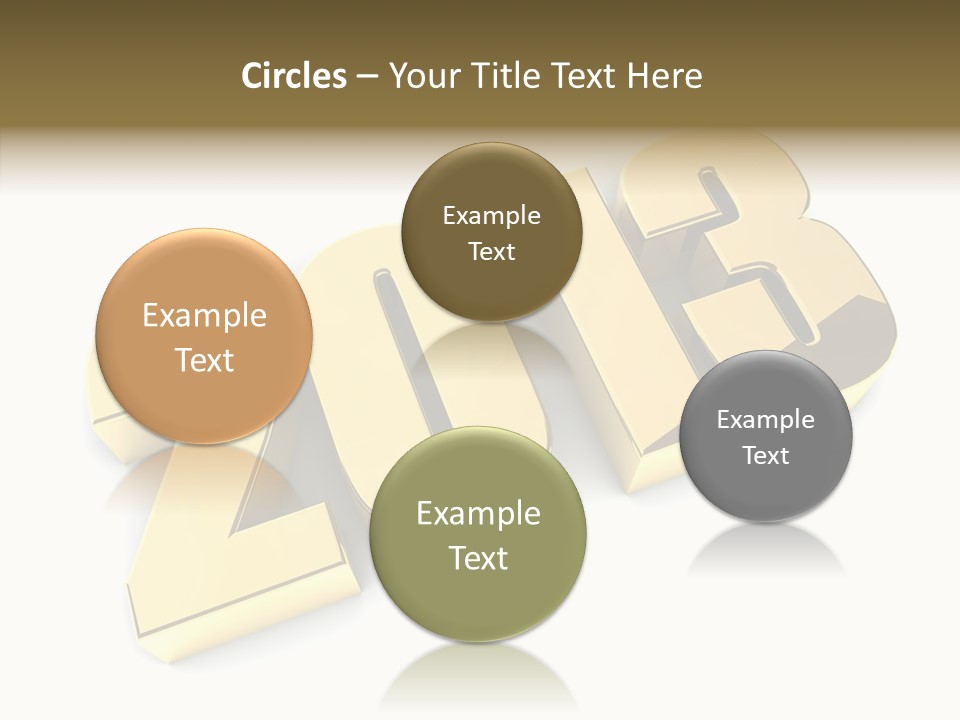 Wallpaper Isolated White PowerPoint Template